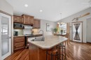 112 Prestwick Point Se, Calgary, AB  - Indoor Photo Showing Kitchen With Double Sink 