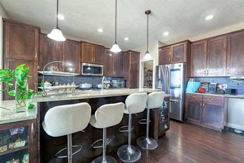 247 Pantego Way Nw, Calgary, AB - Indoor Photo Showing Kitchen With Upgraded Kitchen