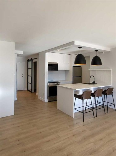 2205-221 6 Avenue Se, Calgary, AB - Indoor Photo Showing Kitchen