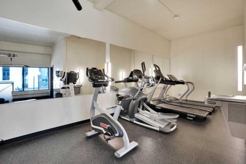 2205-221 6 Avenue Se, Calgary, AB - Indoor Photo Showing Gym Room