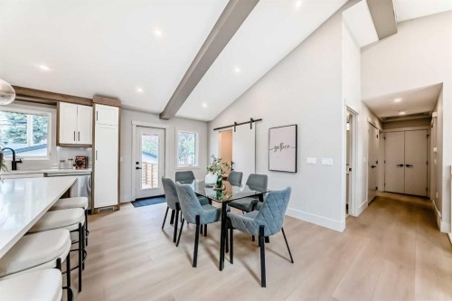 1115 Lake Wapta Road Se, Calgary, AB - Indoor Photo Showing Dining Room