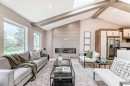 1115 Lake Wapta Road Se, Calgary, AB  - Indoor Photo Showing Living Room 