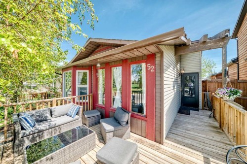 52 Beacham Road Nw, Calgary, AB - Outdoor With Deck Patio Veranda With Exterior