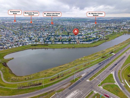 206-8 Prestwick Pond Terrace Se, Calgary, AB -  With Body Of Water With View