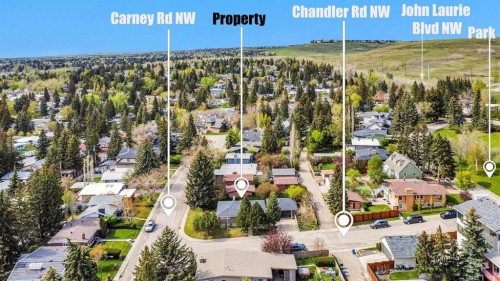 2704 Chandler Road Nw, Calgary, AB - Outdoor With View