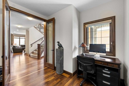 12 Aspen Cliff Close Sw, Calgary, AB - Indoor Photo Showing Office