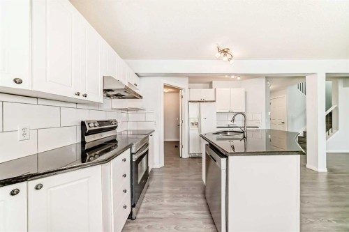 13 Harvest Park Place Ne, Calgary, AB - Indoor Photo Showing Kitchen With Upgraded Kitchen