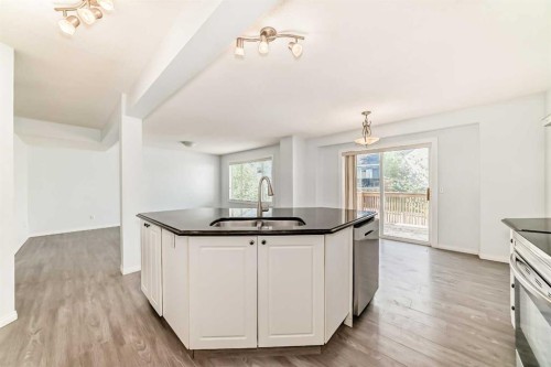 13 Harvest Park Place Ne, Calgary, AB - Indoor Photo Showing Kitchen With Double Sink