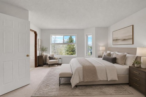 9143 Edgebrook Drive Nw, Calgary, AB - Indoor Photo Showing Bedroom