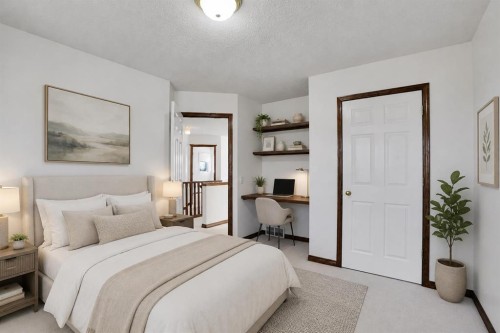 9143 Edgebrook Drive Nw, Calgary, AB - Indoor Photo Showing Bedroom
