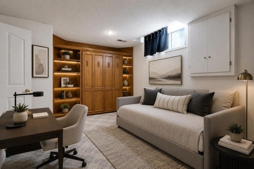 9143 Edgebrook Drive Nw, Calgary, AB - Indoor Photo Showing Office