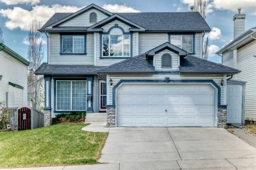 68 Scenic View Close Nw, Calgary, AB - Outdoor With Facade