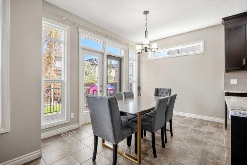 495 Cranford Drive Se, Calgary, AB - Indoor Photo Showing Dining Room
