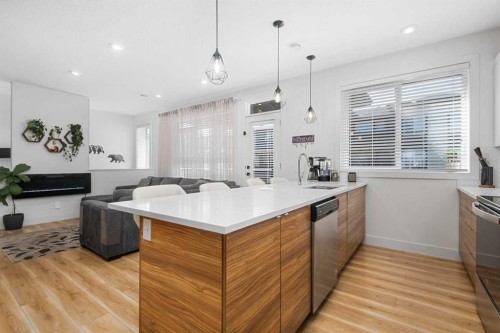 153 Savanna Walk Ne, Calgary, AB - Indoor Photo Showing Kitchen