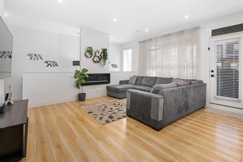 153 Savanna Walk Ne, Calgary, AB - Indoor Photo Showing Living Room