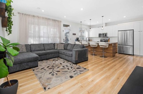 153 Savanna Walk Ne, Calgary, AB - Indoor Photo Showing Living Room