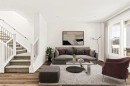 885 Livingston View Ne, Calgary, AB  - Indoor Photo Showing Living Room 