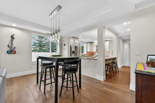 107-121 Quarry Way Se, Calgary, AB - Indoor Photo Showing Dining Room