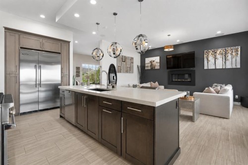 71 Muirfield Close, Lyalta, AB - Indoor Photo Showing Kitchen With Upgraded Kitchen