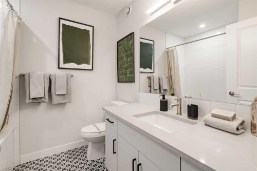 708 Sovereign Common Sw, Calgary, AB - Indoor Photo Showing Bathroom