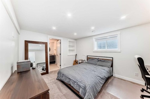 19 Mackay Drive Sw, Calgary, AB - Indoor Photo Showing Bedroom