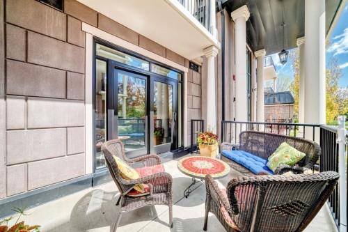 105-121 Quarry Way Se, Calgary, AB -  With Deck Patio Veranda With Exterior