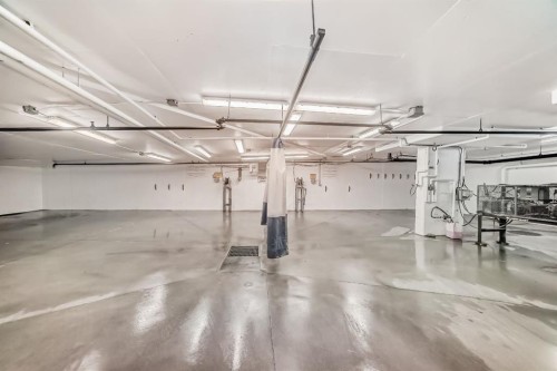 105-121 Quarry Way Se, Calgary, AB - Indoor Photo Showing Garage