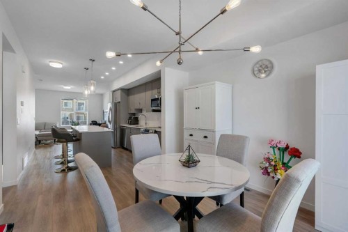 554 Copperstone Manor Se, Calgary, AB - Indoor Photo Showing Dining Room
