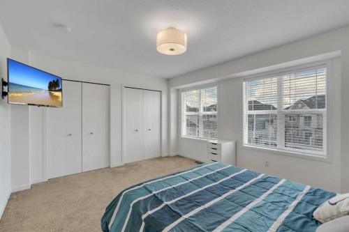 554 Copperstone Manor Se, Calgary, AB - Indoor Photo Showing Bedroom
