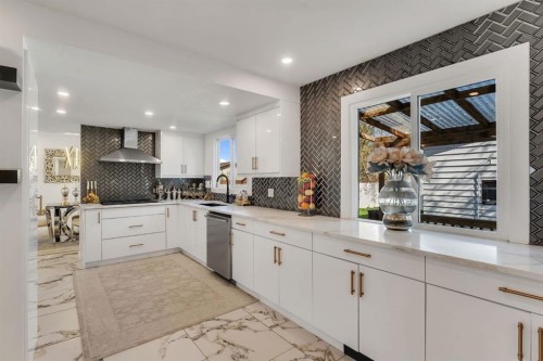 316 Templeton Circle Ne, Calgary, AB - Indoor Photo Showing Kitchen With Upgraded Kitchen