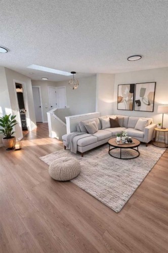 107 Harvest Oak Crescent Ne, Calgary, AB - Indoor Photo Showing Living Room