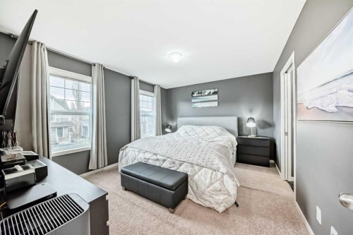 144 Copperpond Parade Se, Calgary, AB - Indoor Photo Showing Bedroom