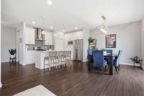 81 Mount Rae Heights, Okotoks, AB - Indoor Photo Showing Dining Room