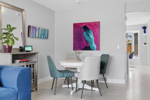 160 Silvergrove Hill Nw, Calgary, AB - Indoor Photo Showing Dining Room