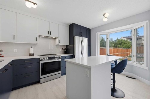 160 Silvergrove Hill Nw, Calgary, AB - Indoor Photo Showing Kitchen With Stainless Steel Kitchen With Upgraded Kitchen