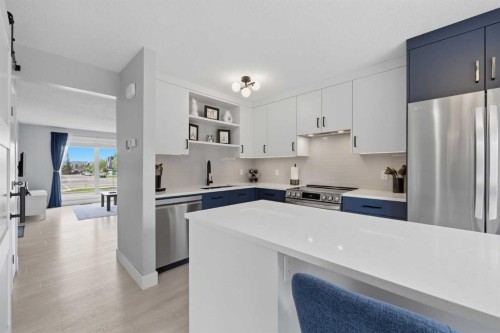 160 Silvergrove Hill Nw, Calgary, AB - Indoor Photo Showing Kitchen With Stainless Steel Kitchen With Upgraded Kitchen