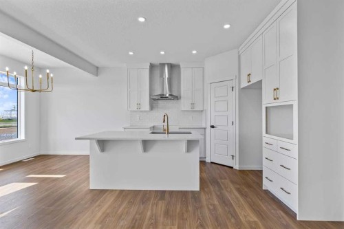 131 Corner Glen Grove Ne, Calgary, AB - Indoor Photo Showing Kitchen With Upgraded Kitchen
