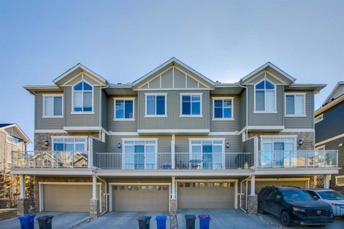 605 Evanston Manor Nw, Calgary, AB - Outdoor With Balcony With Facade