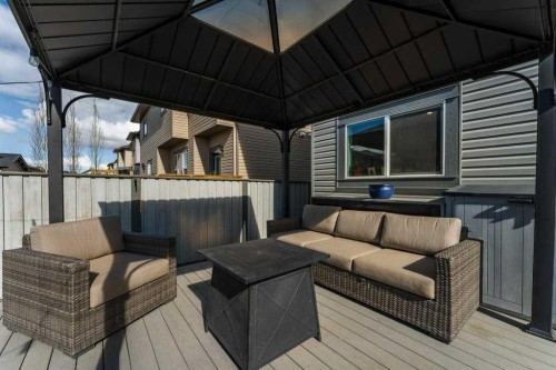 110 Hillcrest Close Sw, Airdrie, AB - Outdoor With Deck Patio Veranda With Exterior