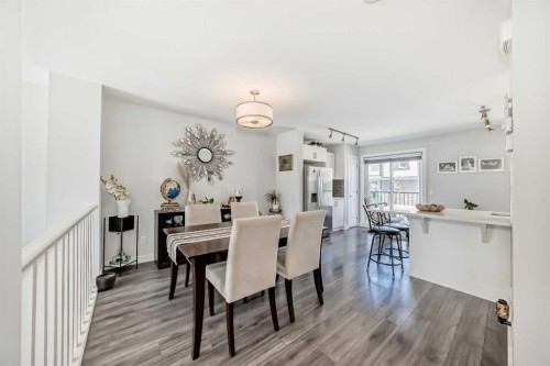 551 Evanston Link Nw, Calgary, AB - Indoor Photo Showing Dining Room