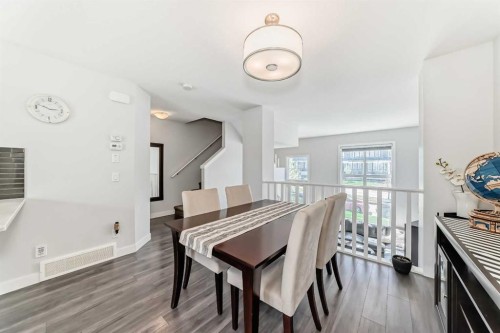 551 Evanston Link Nw, Calgary, AB - Indoor Photo Showing Dining Room