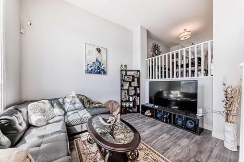 551 Evanston Link Nw, Calgary, AB - Indoor Photo Showing Living Room