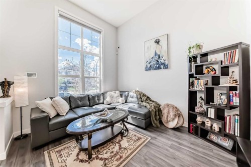 551 Evanston Link Nw, Calgary, AB - Indoor Photo Showing Living Room