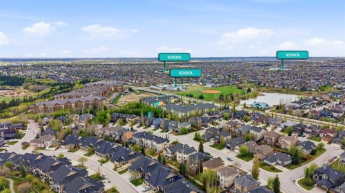 39 Evercreek Bluffs Road Sw, Calgary, AB - Outdoor With View