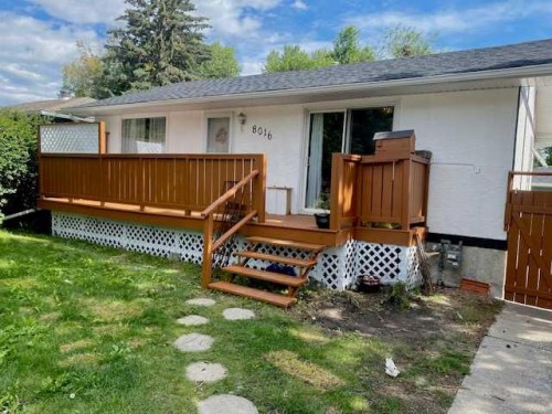 8016 33 Avenue Nw, Calgary, AB - Outdoor With Deck Patio Veranda With Exterior