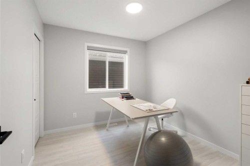 22 Edith Manor Nw, Calgary, AB - Indoor Photo Showing Office