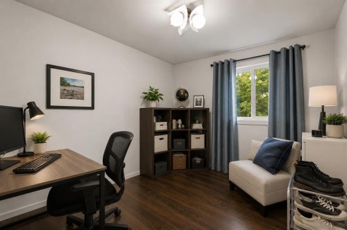 2812 24 Street Nw, Calgary, AB - Indoor Photo Showing Office