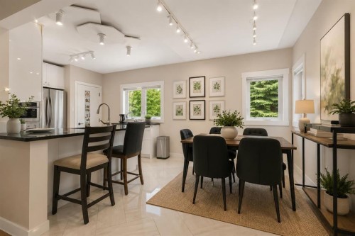 2816 24 Street Nw, Calgary, AB - Indoor Photo Showing Dining Room