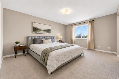 71 Walden Manor Se, Calgary, AB - Indoor Photo Showing Bedroom
