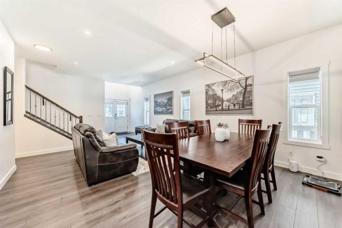 65 Saddlestone Green Ne, Calgary, AB - Indoor Photo Showing Dining Room